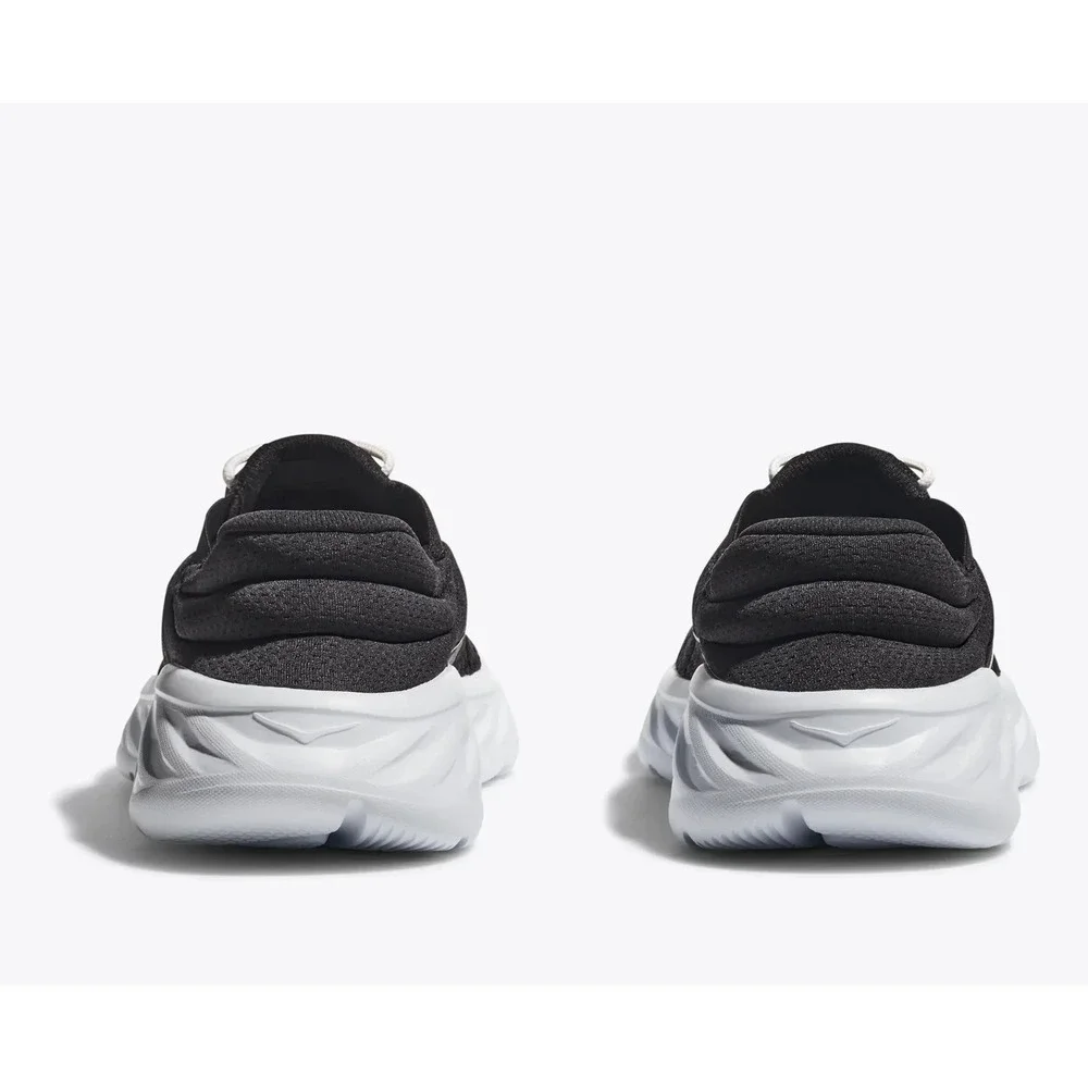 Hoka One One Ora Recovery 2 Shoes Womens Size 8 Black/White Comfort NEW